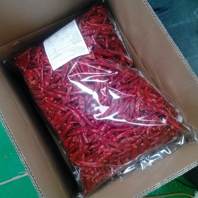Pungent Spice Tianjin Red Chilies Freshly Harvested For Cooking