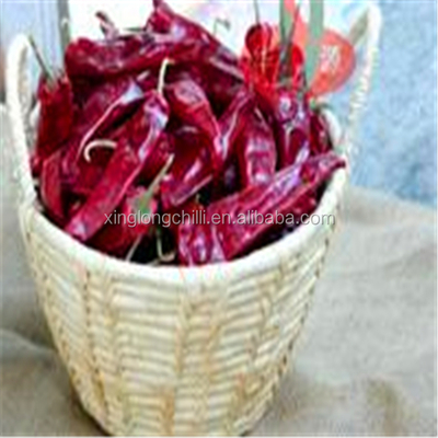 Red Yidu Mild Dried Chilies 800shu 7-15cm With Calcium Rich Nutrition