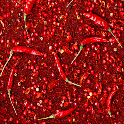 Spicy Chilli Pepper Powder Essential Ingredient In Bag Packaging