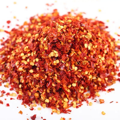 Food Additive Hot Chilli Flakes With Ingredients Chilli Peppers