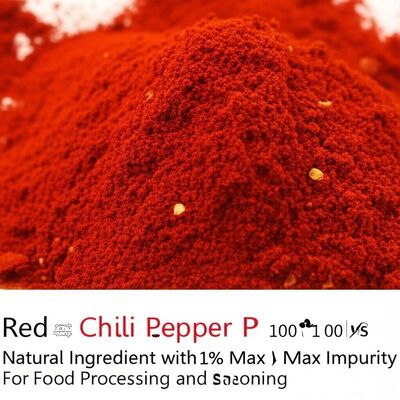 Organic Red Chili Pepper Powder 100 Grams Natural Ingredient with 1% Max Impurity for Food Processing and Seasoning