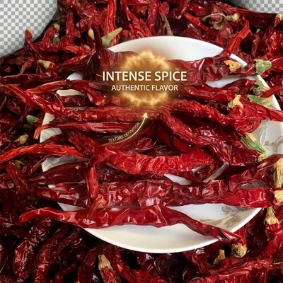Short Mild Dried Red Chili Peppers Natural Sundried 3-5cm Small Pods 5000-10000SHU Export Grade Bulk Wholesale