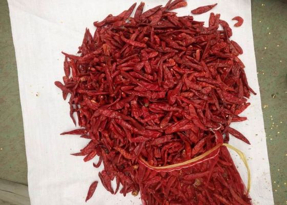 Sterilized Dried Red Chilli Peppers 4cm Asian Dried Chili Peppers HACCP