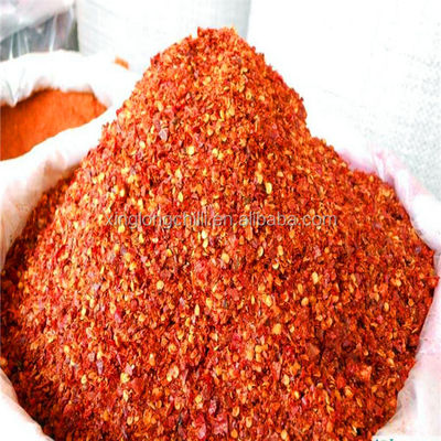 Dehydrated Crushed Chilli Peppers 5mm Red Chili Flakes 8 Mesh