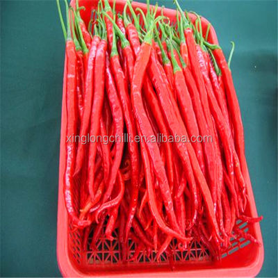 Red Erjingtiao Dried Chilis Spicy Stemmed Dehydrating Chili Peppers