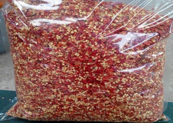 red Crushed Chilli Peppers With / Without Seeds Flakes With Irradiation