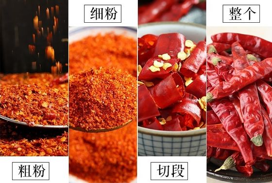 Variety of Chili Pepper Black Pepper Extract Powder from Whole Chilli Pods for Finish