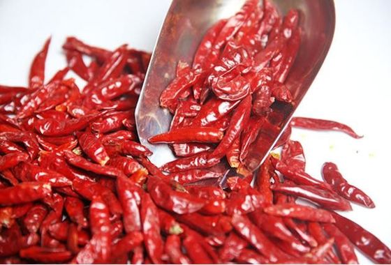 Round Tianjin Red Chili Peppers Spicy And Flavorful