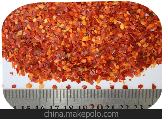 red Crushed Chilli Peppers With / Without Seeds Flakes With Irradiation